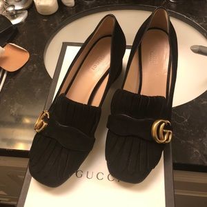 ❌SOLD❌ Gucci Marmont suede pump